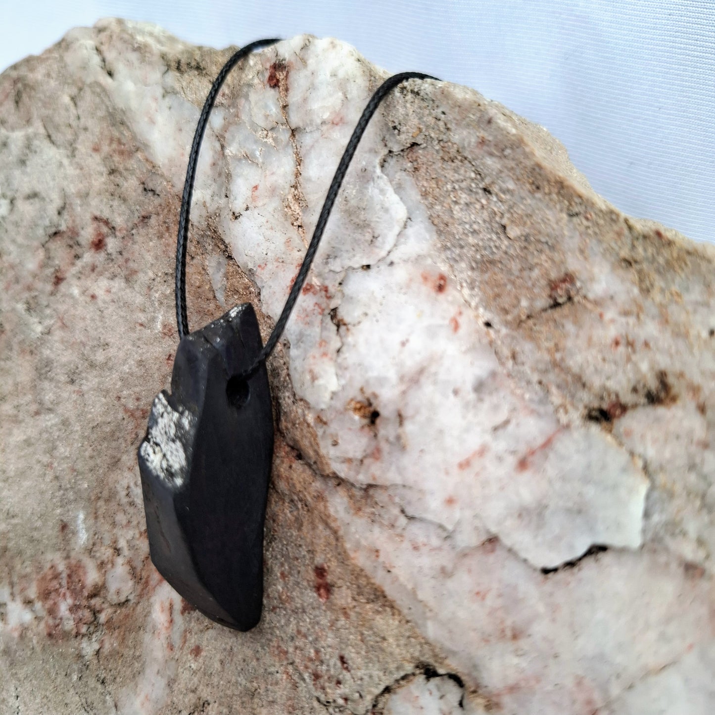 Síomha - Irish bog oak with fine silver leaf