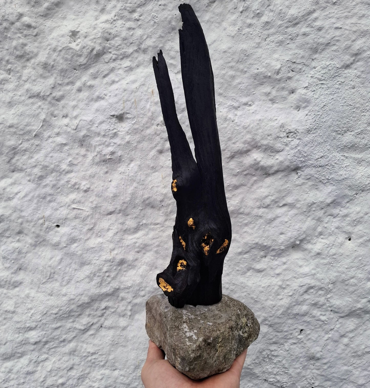 Éan Breithe - Handcrafted Bog Oak sculpture from Galway