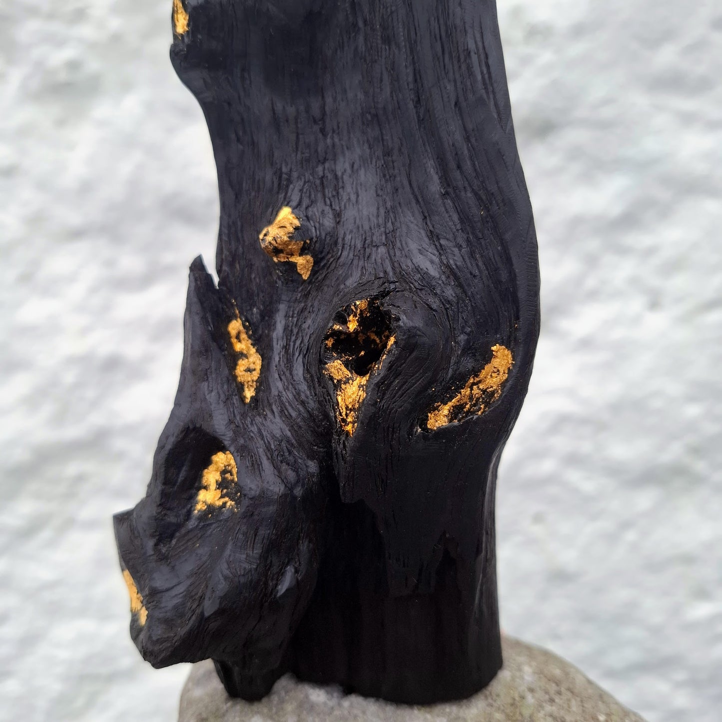 Éan Breithe - Handcrafted Bog Oak sculpture from Galway