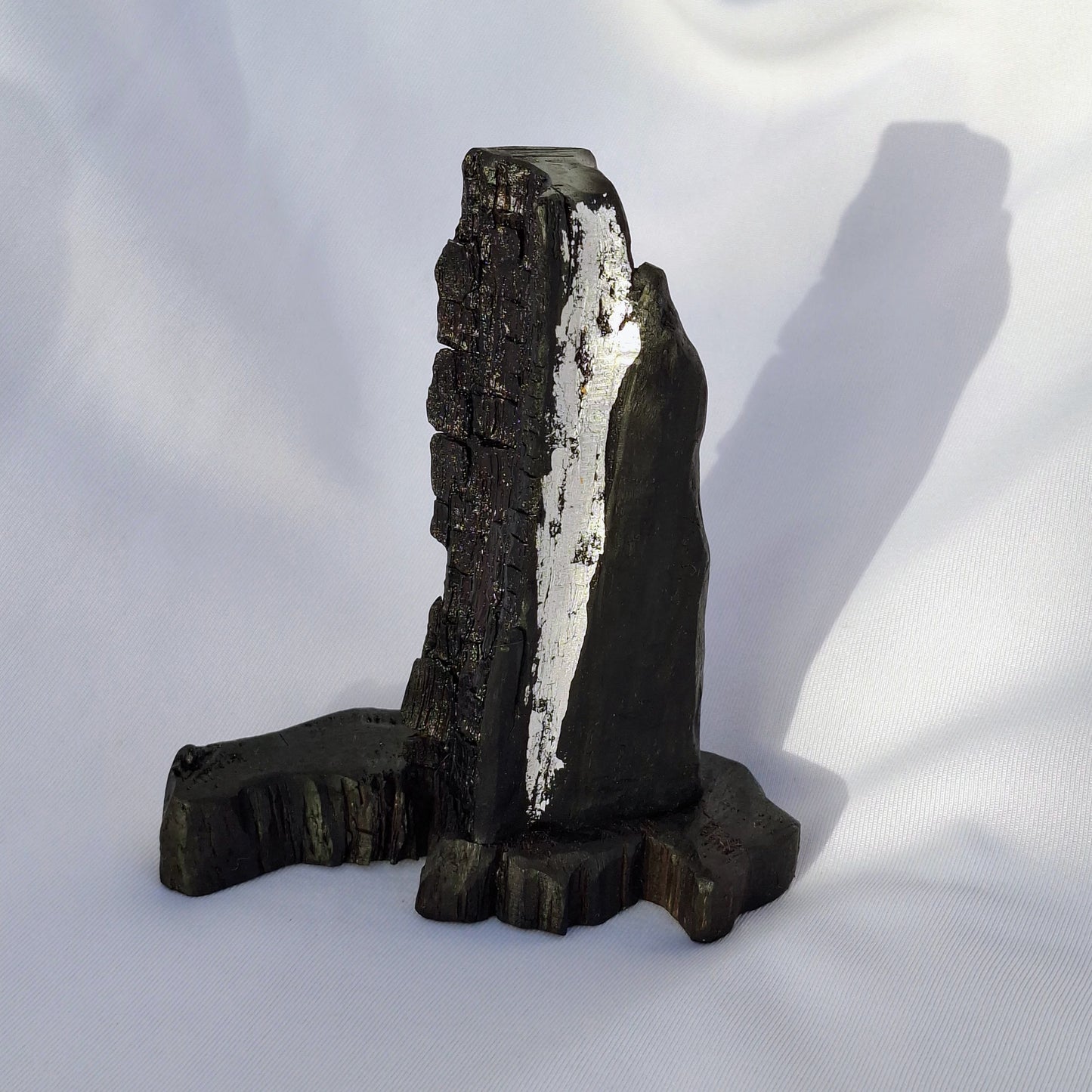 Fothrach - ruin - Handcrafted Bog Oak sculpture from Galway