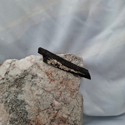 Scáil Airgid - Irish bog oak brooch