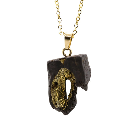 Aithne - Irish bog oak necklace