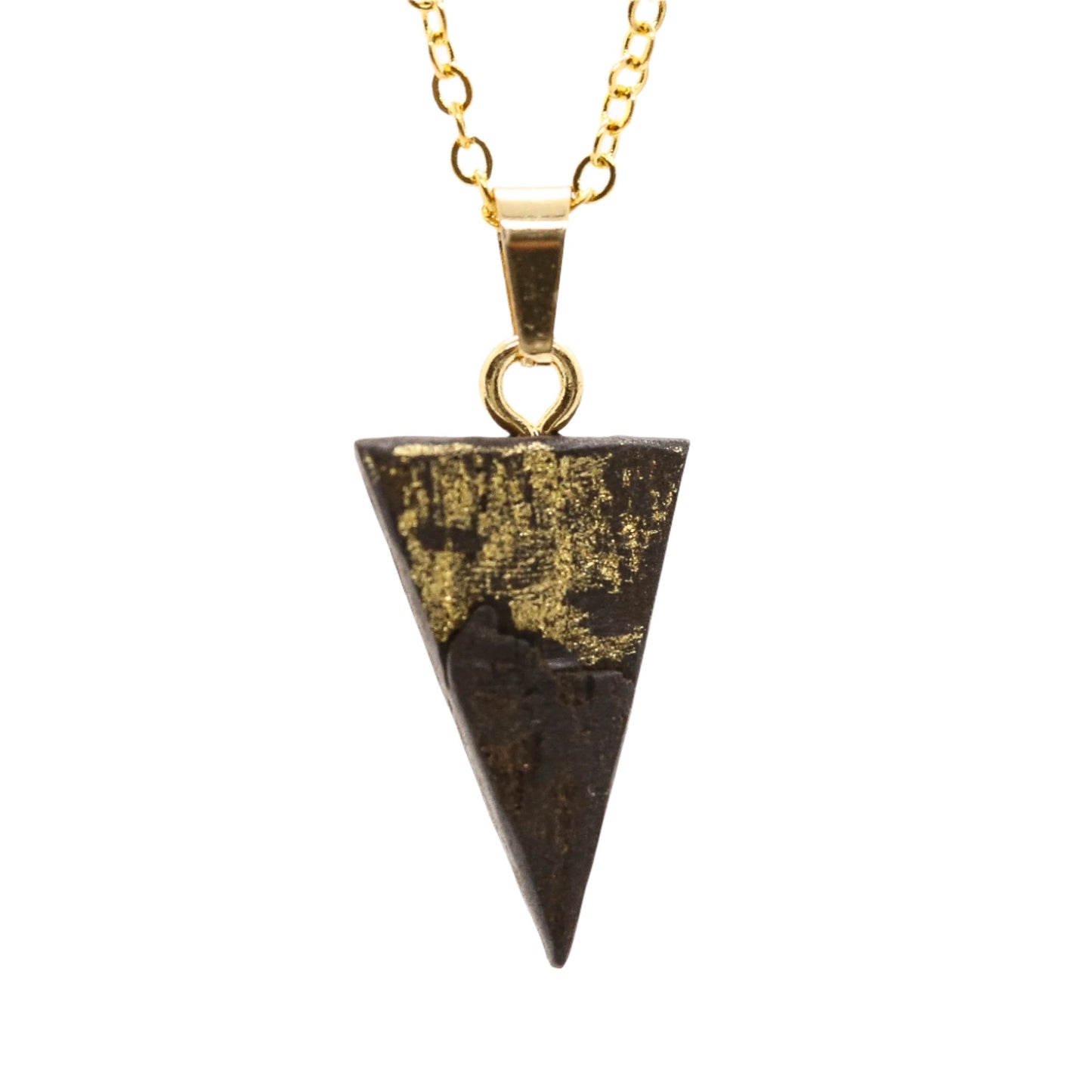 Bronagh - Irish bog oak necklace