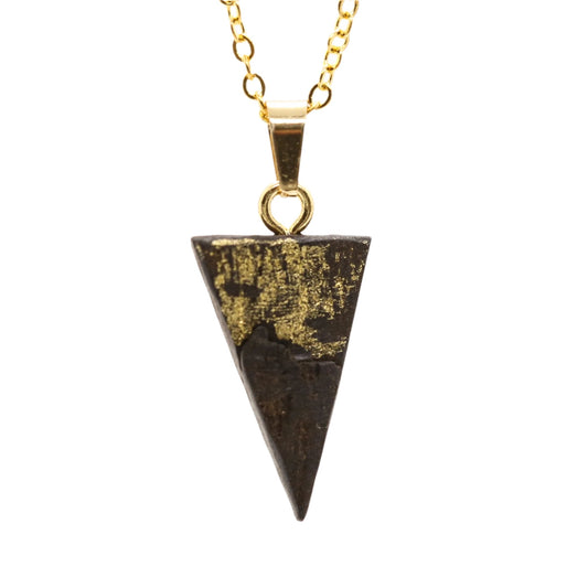 Bronagh - Irish bog oak necklace