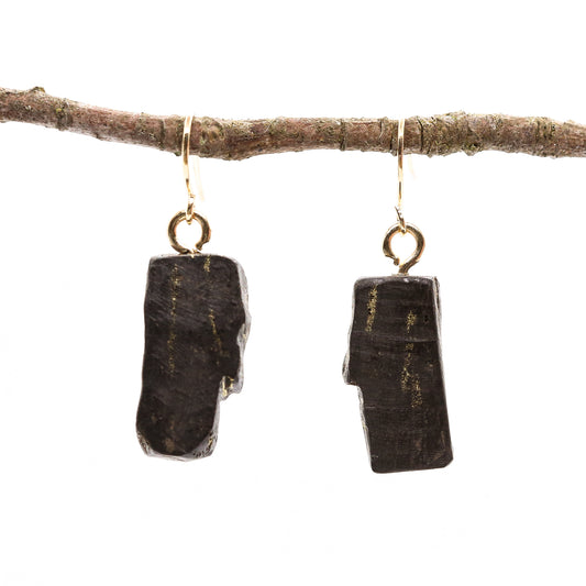 Laoise - Irish bog oak earrings