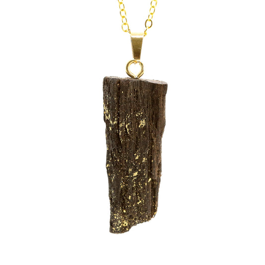 Teagan - Irish bog oak necklace