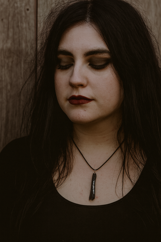 Fásach - Irish bog oak with fine silver leaf