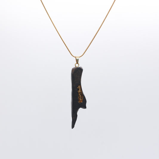 Mavourneen - Irish bog oak necklace