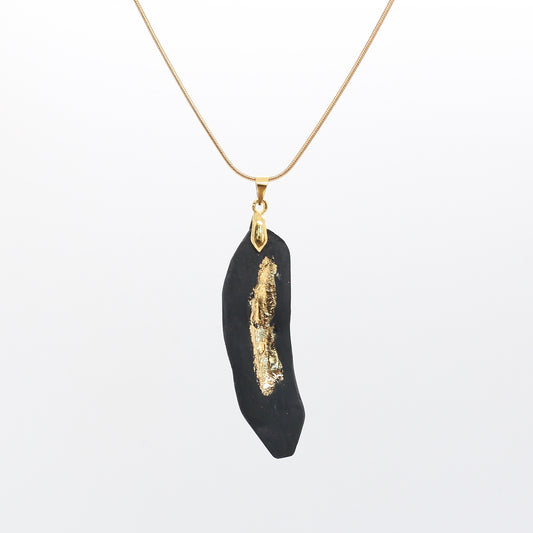 Morrigan - Irish bog oak necklace