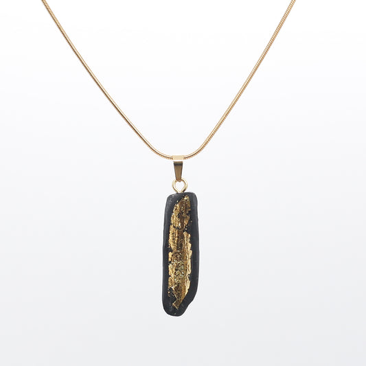 Beibhinn - Irish bog oak necklace