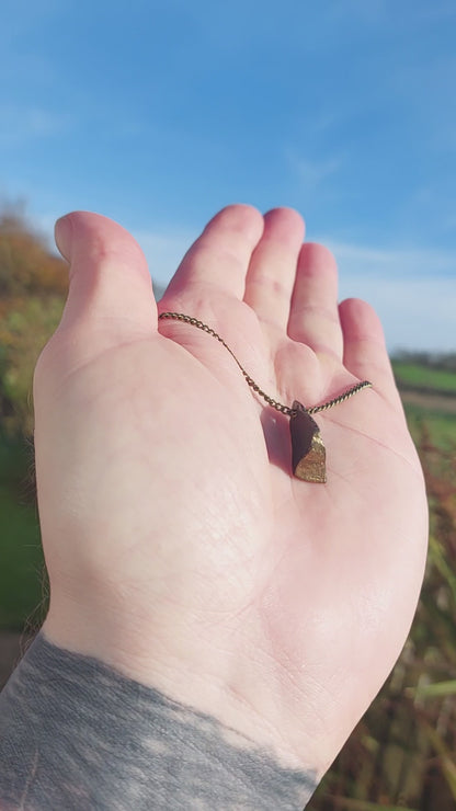 Ciara - Irish bog oak necklace