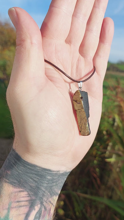 Caoilinn - Irish bog oak necklace