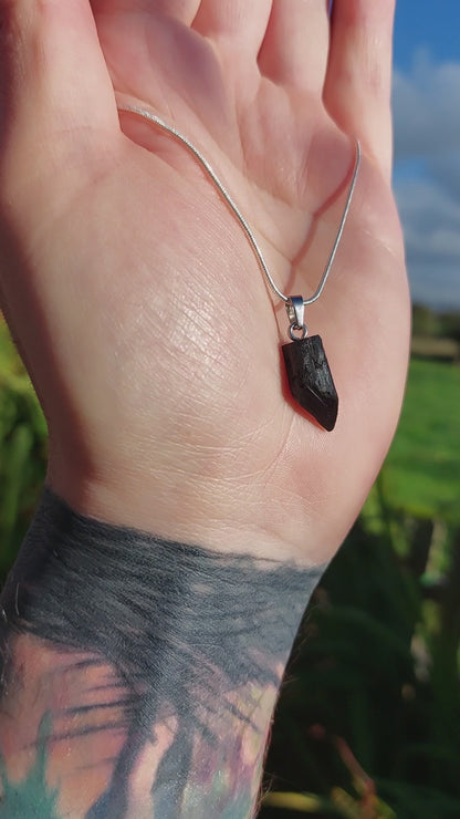 Oonagh - Irish bog oak necklace