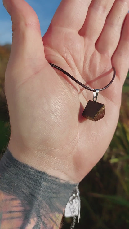 Bree - Irish bog oak necklace