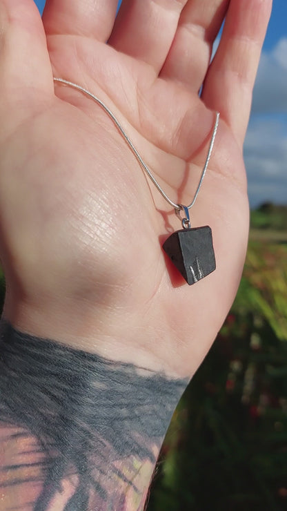 Shea - Irish bog oak necklace