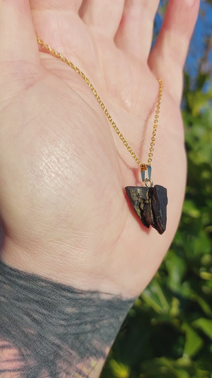 Fianna - Irish bog oak necklace