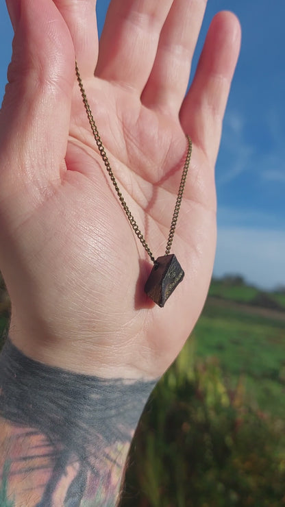 Sinead - Irish bog oak necklace