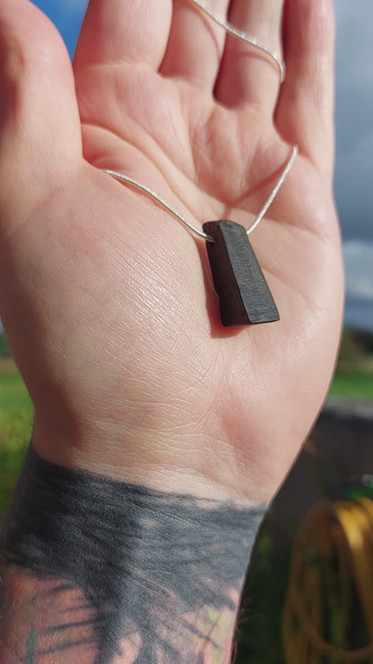 Imogen - Irish bog oak necklace