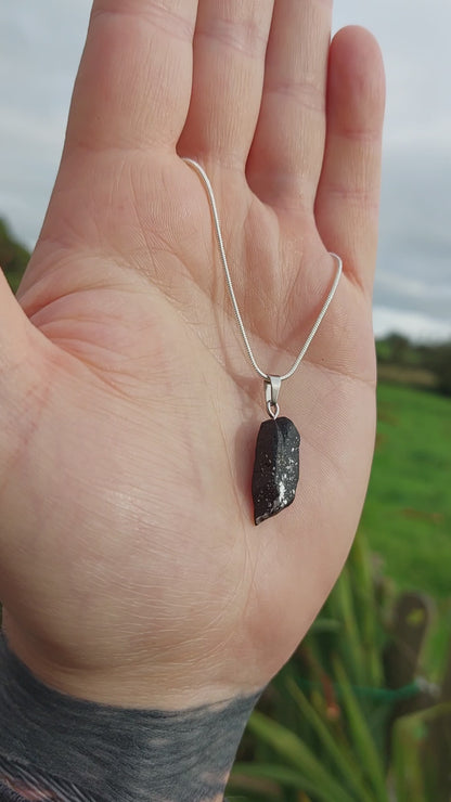 Maeve - Irish bog oak necklace